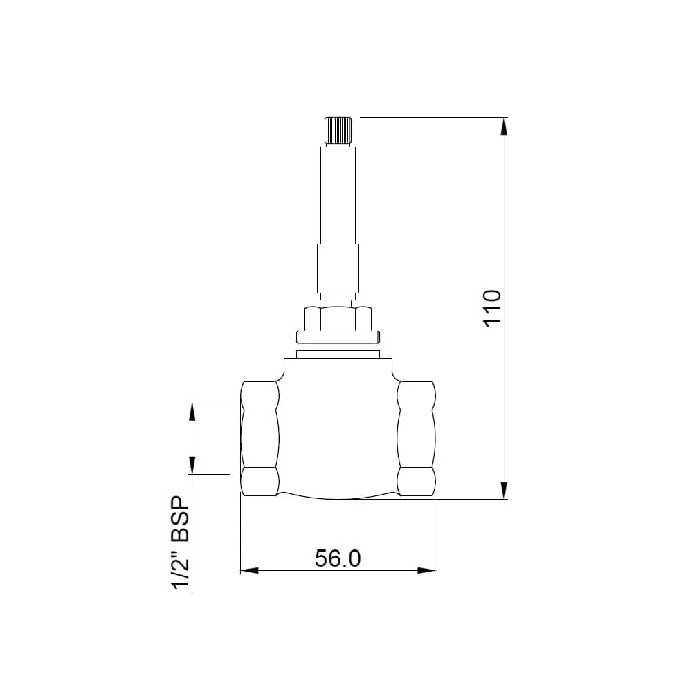 Reduced Body of Concealed Stop Cock - ALD-CHR-069 by Jaquar for Stop Cock 1 1