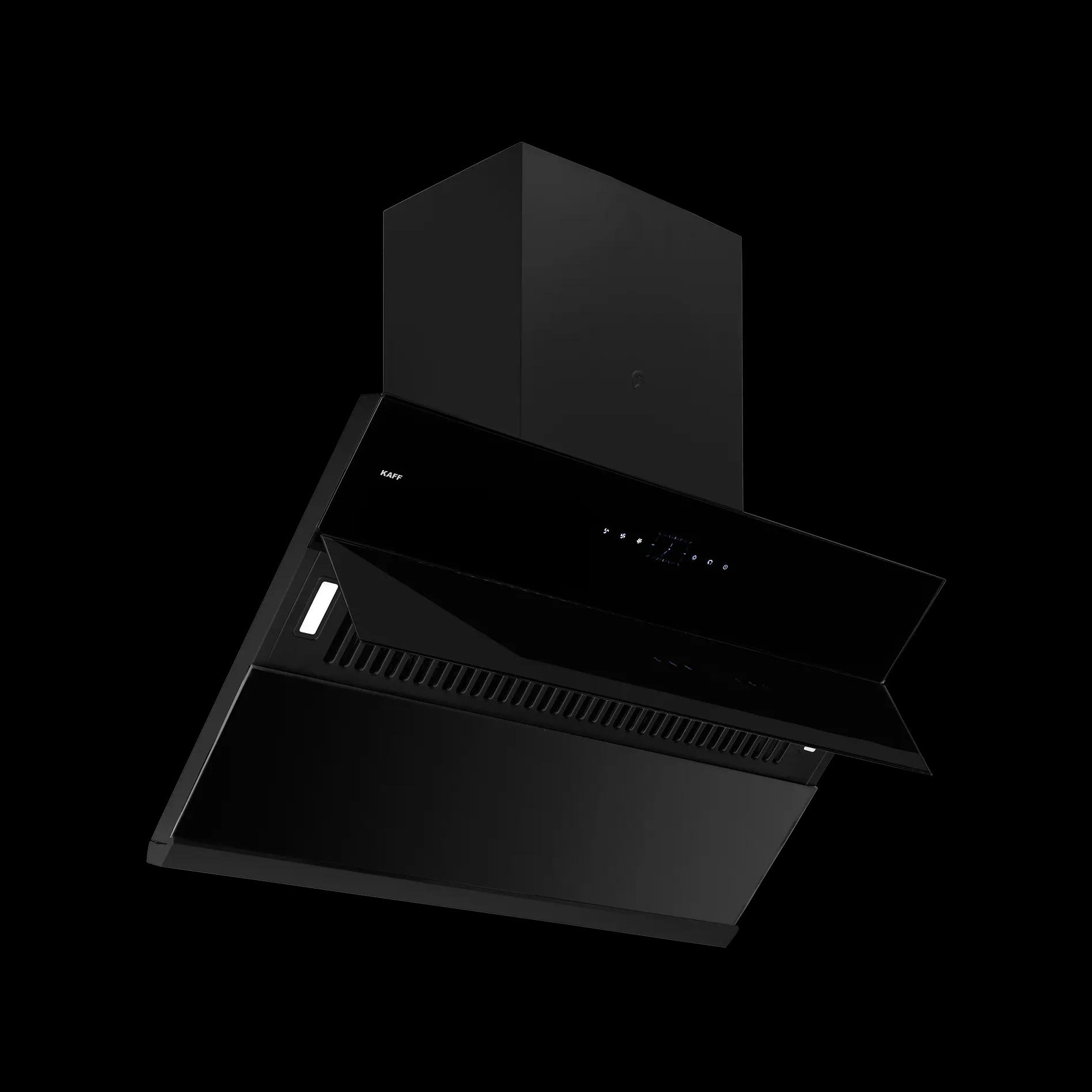 Kaff ALBURY LX DHC 90 - Filterless Chimney, Dry Heat Auto Clean Technology by Kaff : Colours available: Black