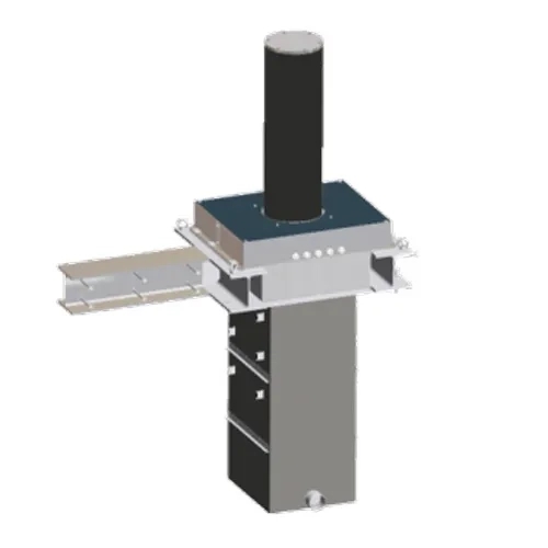 Secure K12 Crash Rated Automatic Bollards (M50) - Arjuna 1200 (SAB 1200) by Secure : Colours available: Grey
