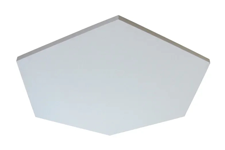 Anutone Soft Subtex Shapes Nubby Hexagon - Acoustic Panel by Anutone for Ceiling : Colours available: White