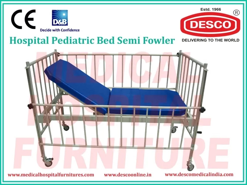 Desco Pediatric Bed Semi Fowler by Desco : Colours available: Blue