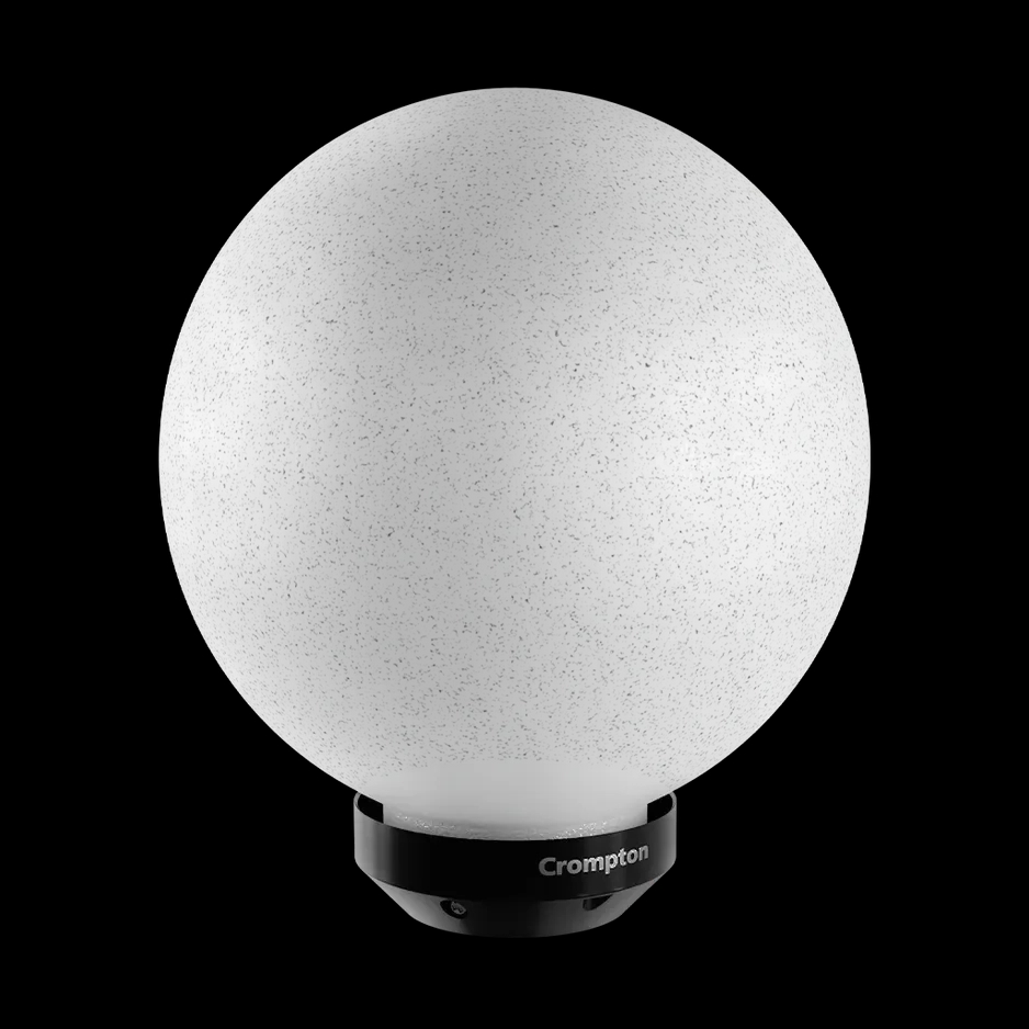 Crompton Solarion Eclipse Round Gate Lamp (Plastic With B22 Holder) by Crompton : Colours available: White 5 5