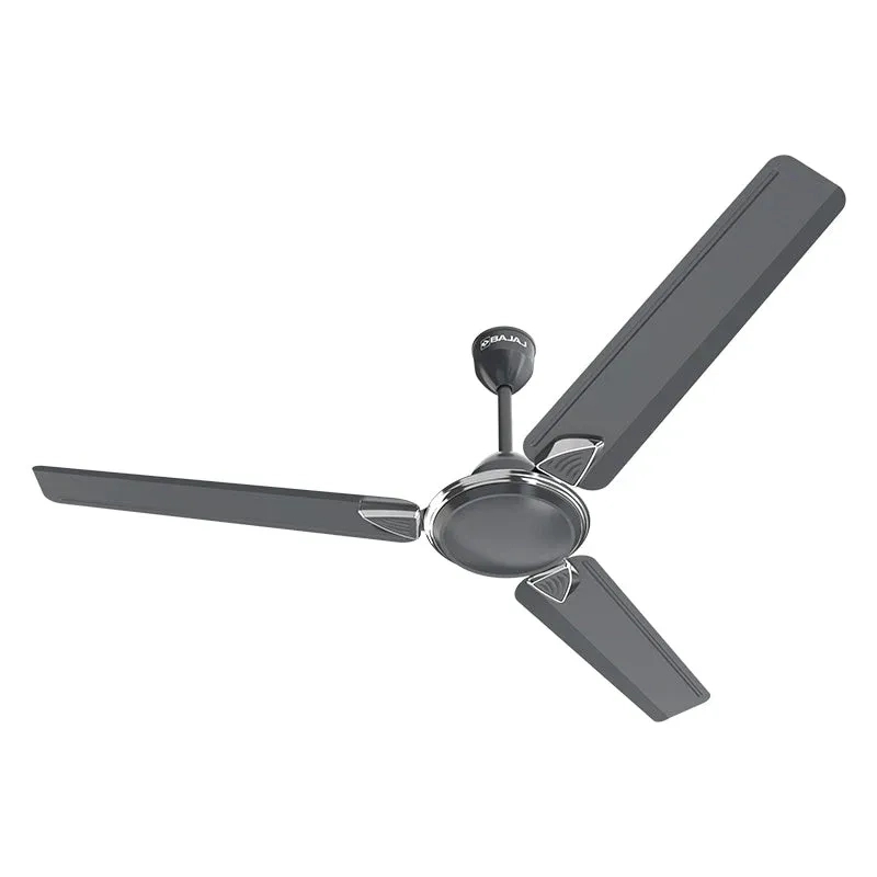 Bajaj Durato Deco 12S1 1200mm Ceiling Fan - Coal Mine Grey by Bajaj : Colours available: SlateGray