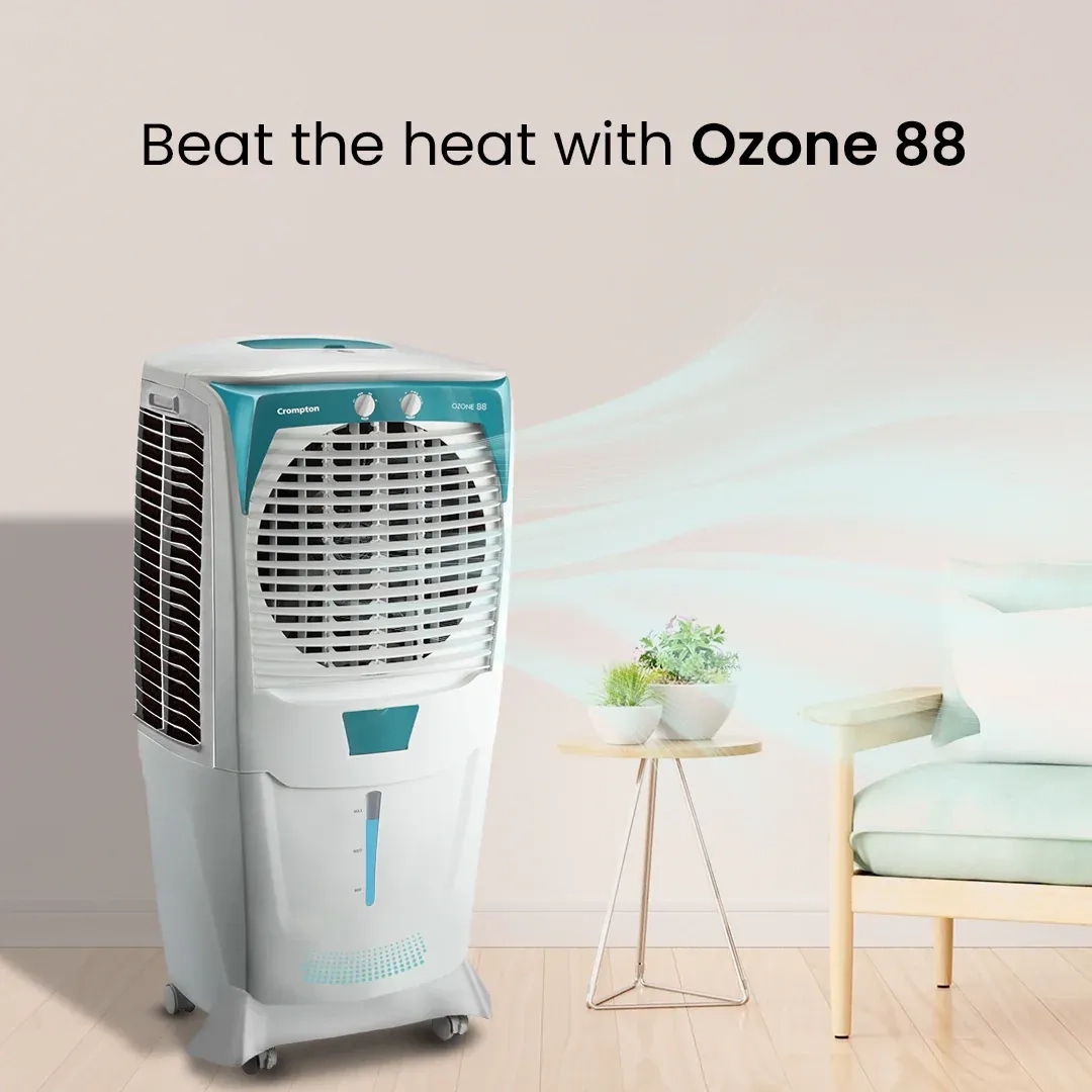 Crompton Ozone Air Cooler - 88-L by Crompton : Colours available: White 10 1