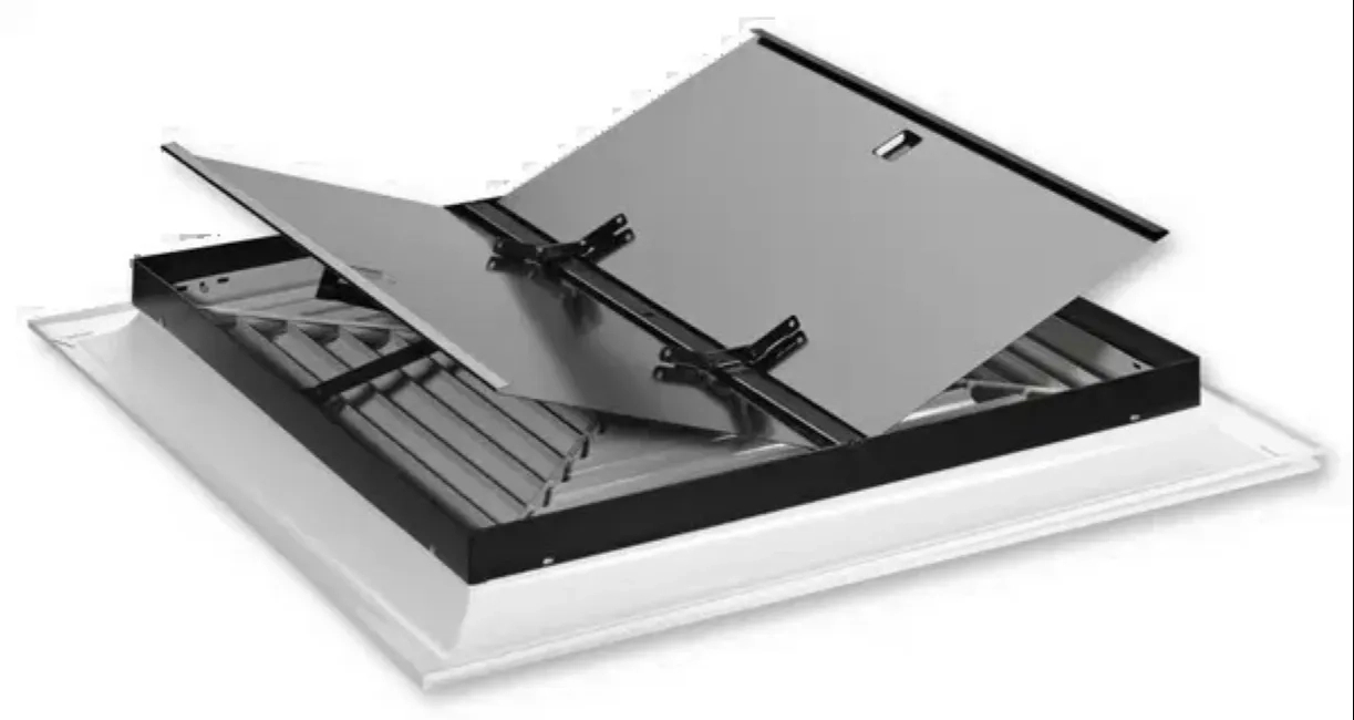 Trox DLQ for Four-Way Horizontal Supply Air Discharge, with Fixed Air Control Blades – Sheet Steel Diffuser Face by Trox 3 2