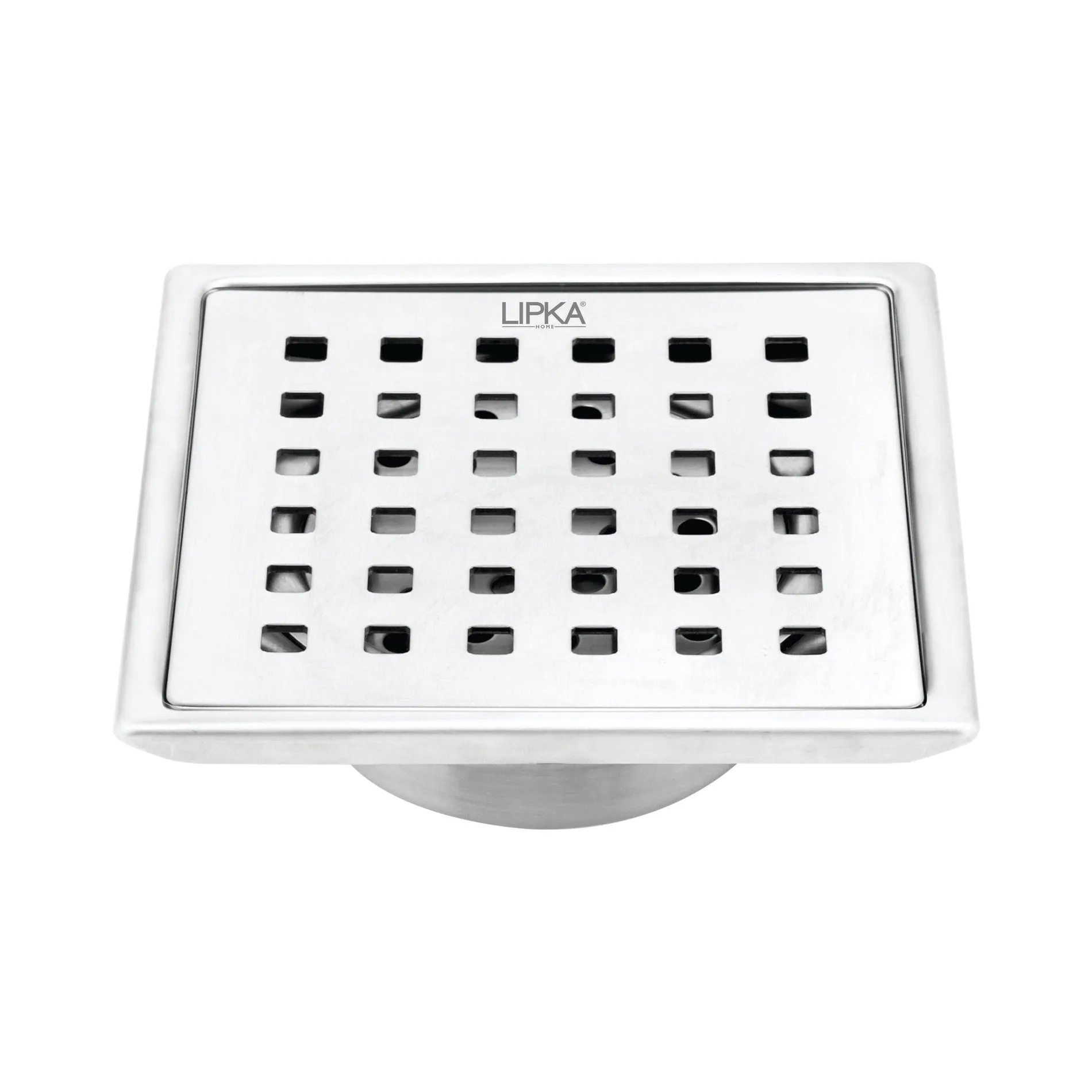 Lipka Red Exclusive Square Floor Drain (6 x 6 Inches) with Cockroach Trap 1