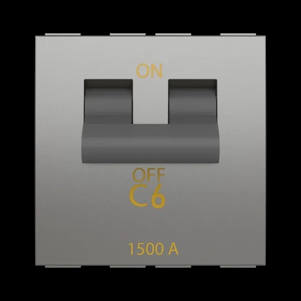 GM Modular Double Pole MCB AA 2 116-Graphite Magnesia by GM Modular for Home, Industrial : Colours available: SlateGray