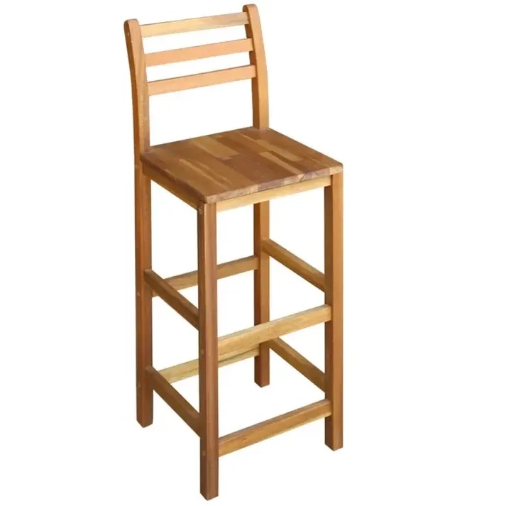 GKW Dining Set: Person Bar Height Acacia Solid Wood Dining Set by Studio GKW : Colours available: Tan 6 2
