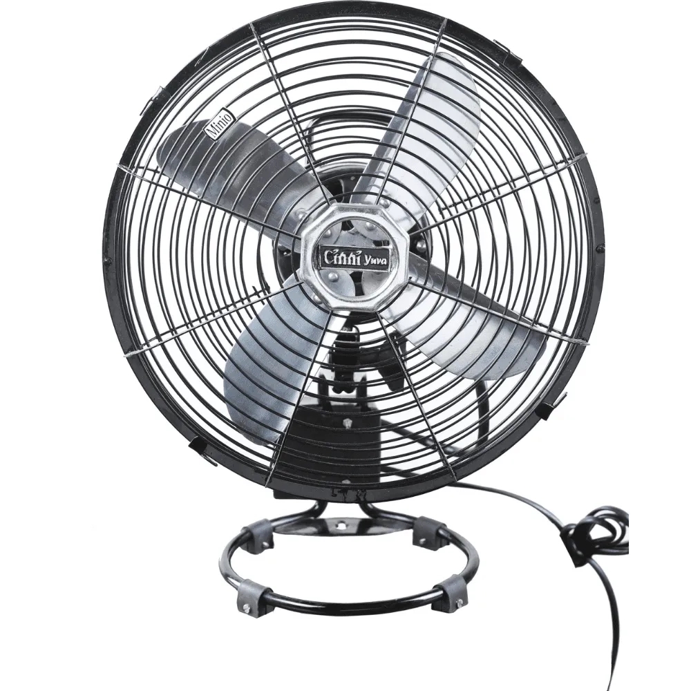 Cinni Minio Yuva Fixed 250mm Table Fan by Cinni : Colours available: Black