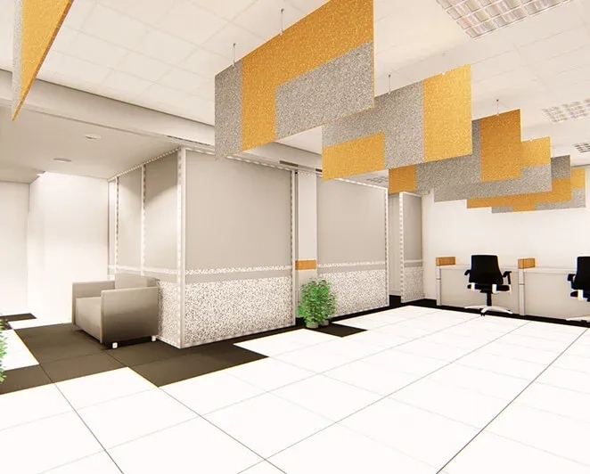 Anutone Ekcel Soak Duo Binary - Baffle Ceiling by Anutone