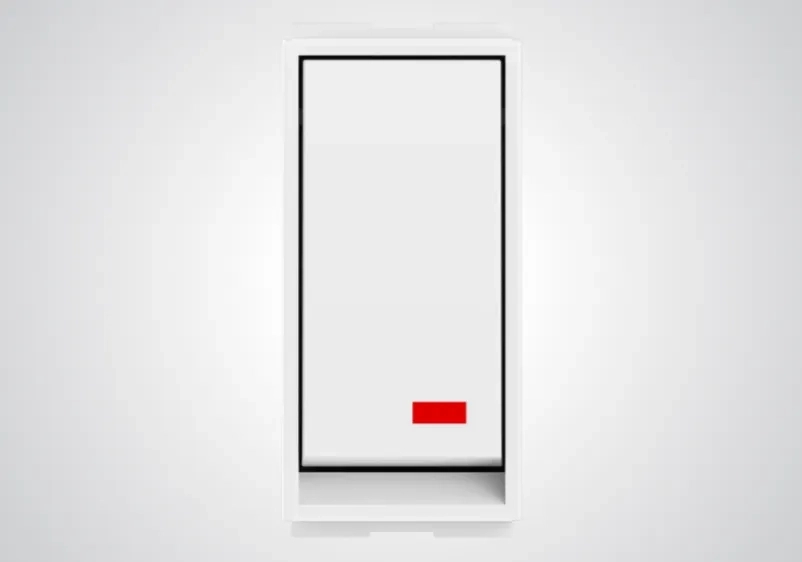 GM Modular Switches Aer9 AA 1 432 - Glossy White by GM Modular : Colours available: White