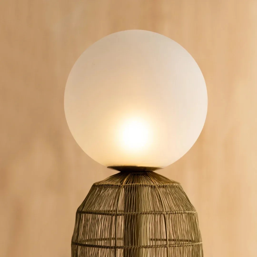 The Living Influence Totem Gold Floor Lamp 7