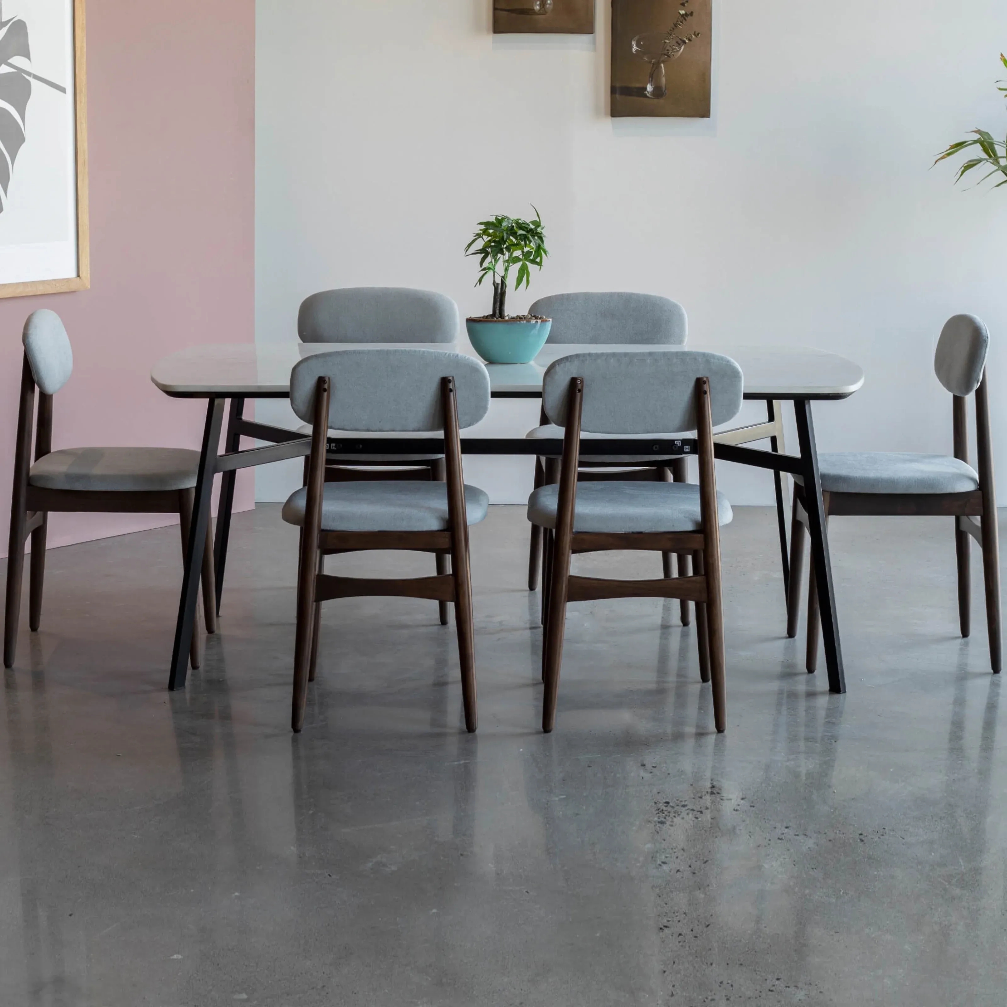 Orange Tree Acme Dining Table With 6 Chairs
