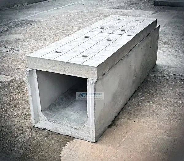 AC Construction Precast Concrete Interlock U Drains - ACPDC06 by AC Construction