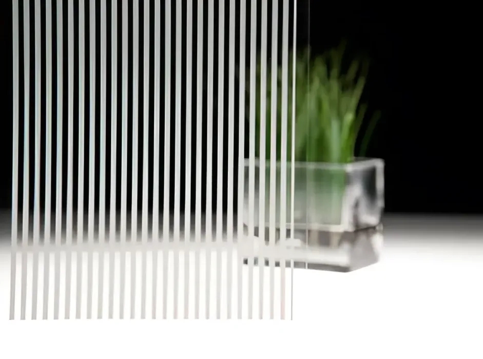 3M™ Fasara™ Glass Finishes Stripe SH2FGFN, Fine, 1270 mm x 30 m, 1 Roll/Case by 3M for Interior : Colours available: White