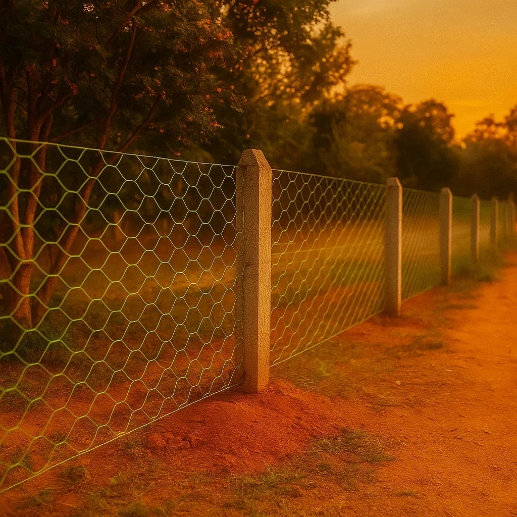 Justfence Polyhex Mesh Fence by Justfence