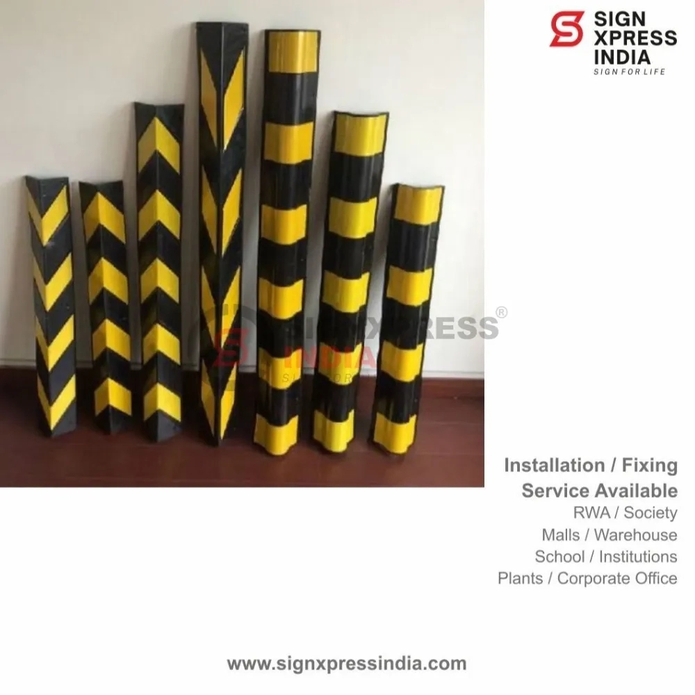 Rubber Corner Guards L Shape by Signxpress for Multipurpose 2 4