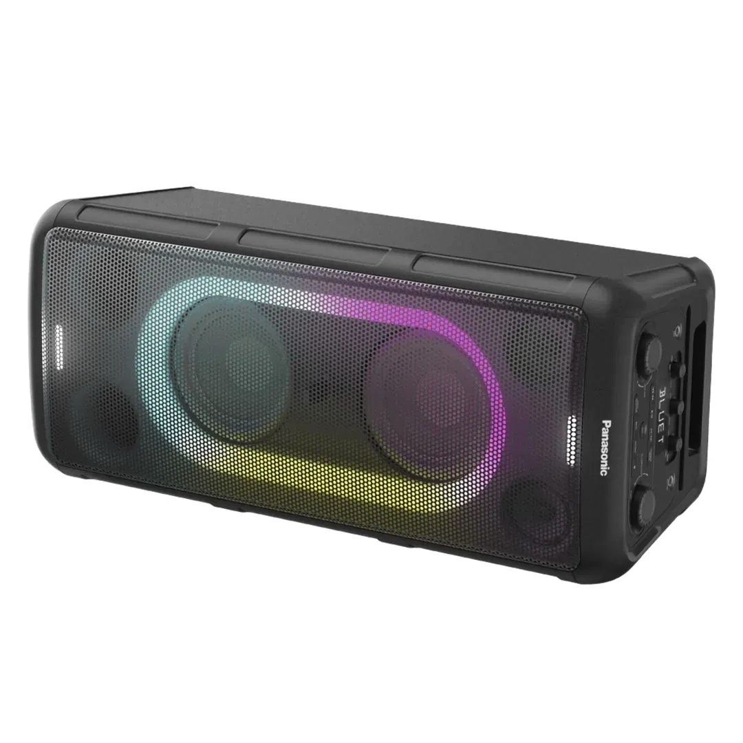 Panasonic SC-TMAX45 1000W Double Woofer Party Speaker | Bluetooth, USB, AUX connectivity | Mic & Guitar Jack by Panasonic : Colours available: Black 3 2