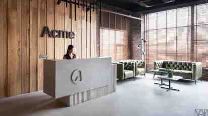Office Reception in Contemporary Workspace