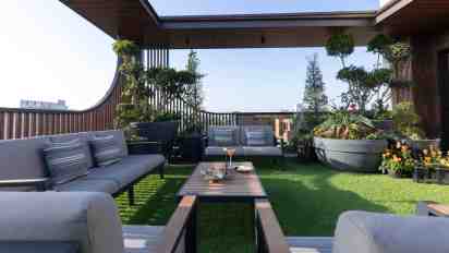 Terrace Garden in The Architects Den House
