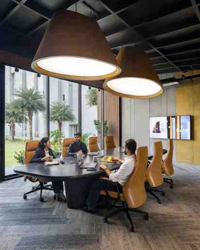 Conference Room in The boardroom Block Office