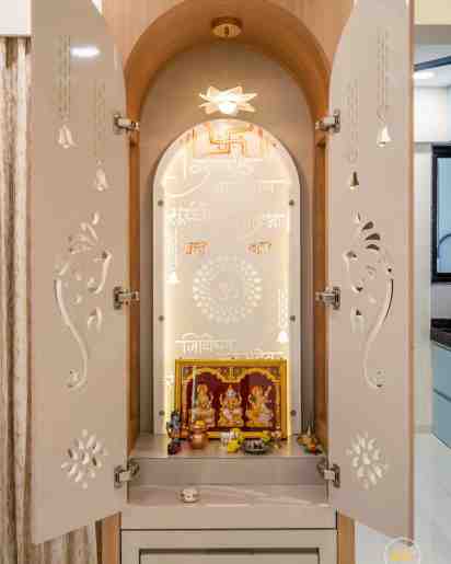 Pooja Mandir In Apartment at Pune