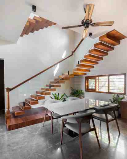 Staircase in Kumar Villa