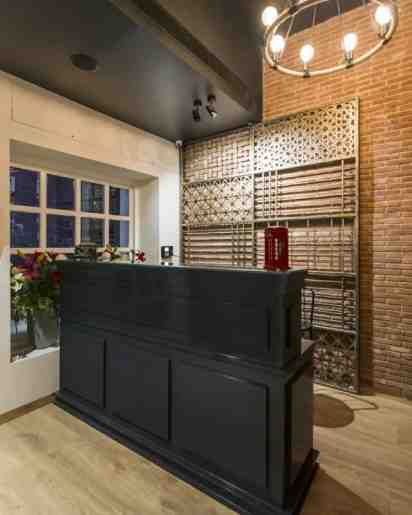 Salon Reception in blush in Style salon