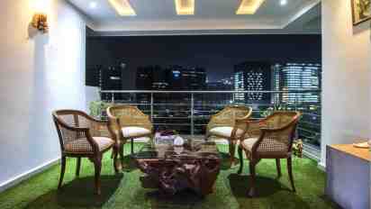 Balcony in Trident Pavan Apartment