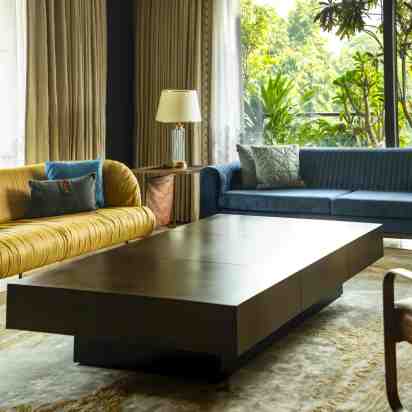 Living Room in the Barkat Residence