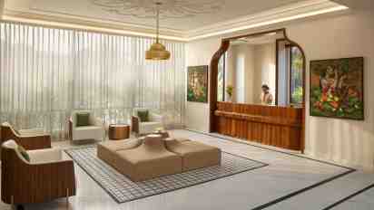 Reception in Devasom Wellness Retreat