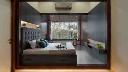 Bedroom in The Sleeping Den House
