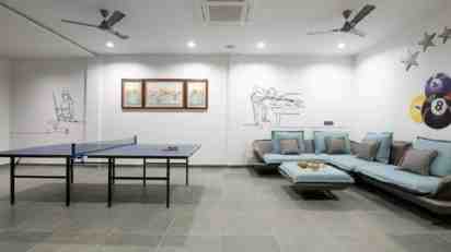Residential Game Room in Amalgam House
