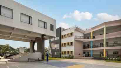 Outdoor Basketball Court at Cambridge International School