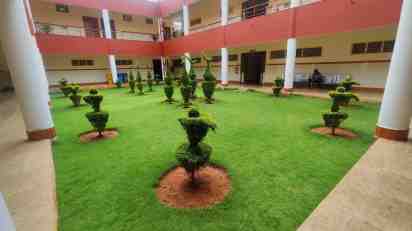 Courtyard in JSS Ayurveda Hospital