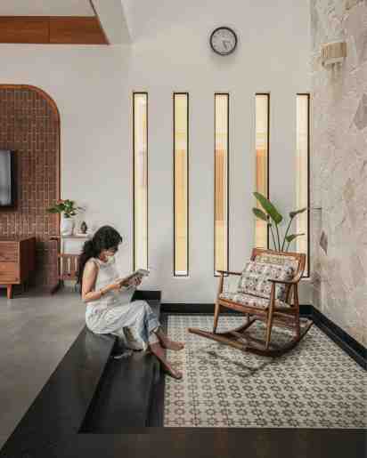 Courtyard in Shambhavi Residence