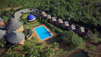 Wellness Retreat Exterior of SwaSwara Wellness Retreat