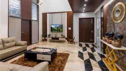 Living Room in Dr. Justin’s Residence