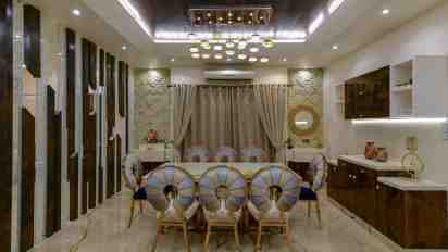 Dining Room in Rakesh Gupta Residence