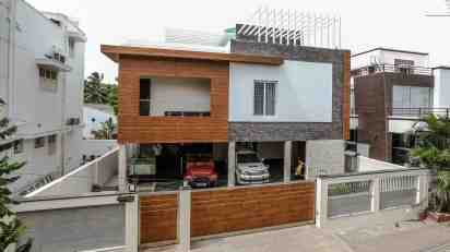 House Exterior of Whiteslate Residence