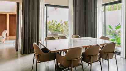 Dining Room in Mr. Thejus Residence