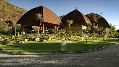 Backyard in Ananta Pushkar Resort