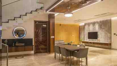 Dining Room in Jagath Reddy Residence