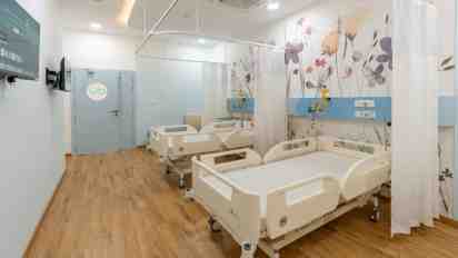 Patient Room in OVUM Women & Child Hospital