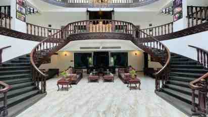 Staircase in Surendar Singh Residence