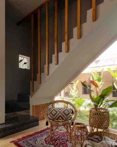 Staircase in Lalli Residence