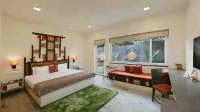 Hotel Room in The Andhra Art and Crafts Hotel