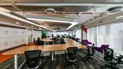 Office Workstation in DBS Bank Office