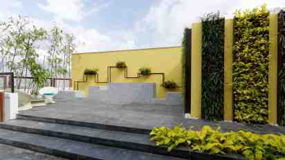 Rooftop in Sankalp Luxuria Apartment