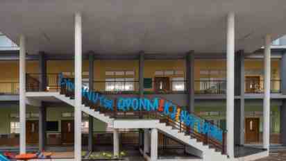Staircase in Jindal Vidya Mandir School